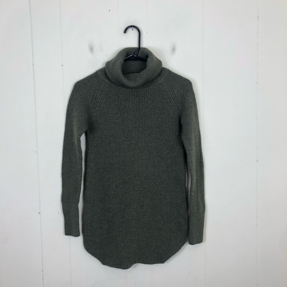 Wilfred Free Wool Turtleneck Green Sz XS